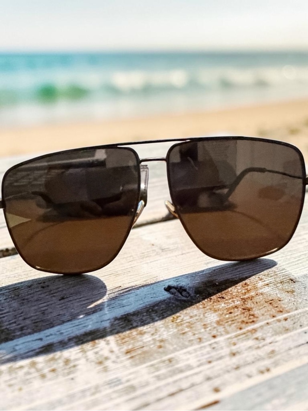 Saint Laurent SL251 Black Metal Aviator Sunglasses with Case